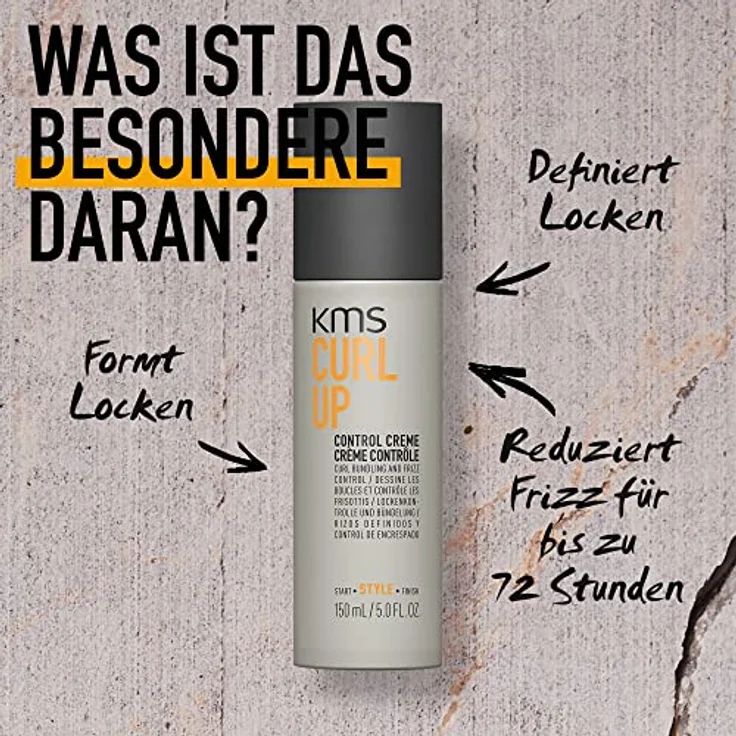 KMS Curl Up Control Creme 150 ml – Bild 3