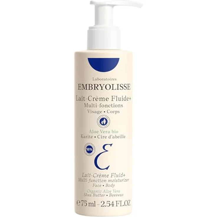 Embryolisse Lait-Crème Fluide+, Multifunktions-Creme für Körper und Gesicht, 75 ml, feuchtigkeitsspendend, als Make-up Primer geeignet – Bild 1