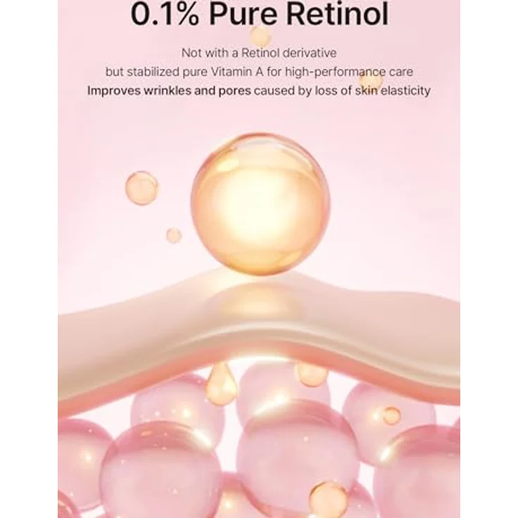 celimax Retinol Shot Tightening Serum, Gesichtsserum mit Retinol, Faltenreduzierung und Hautstraffung, 30 ml – Bild 3