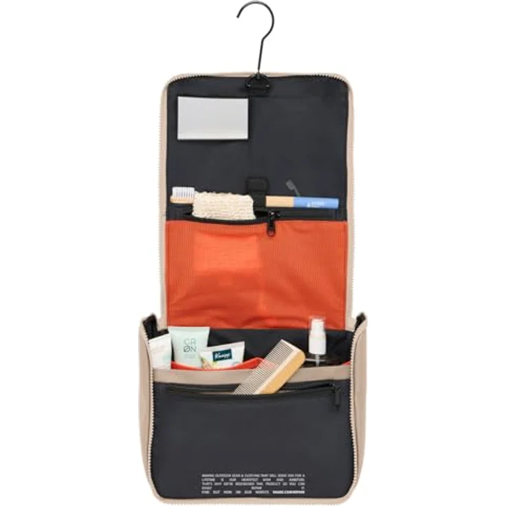 Vaude Banaba Kulturbeutel, 26 cm, braun, 100% Polyurethan – Bild 5