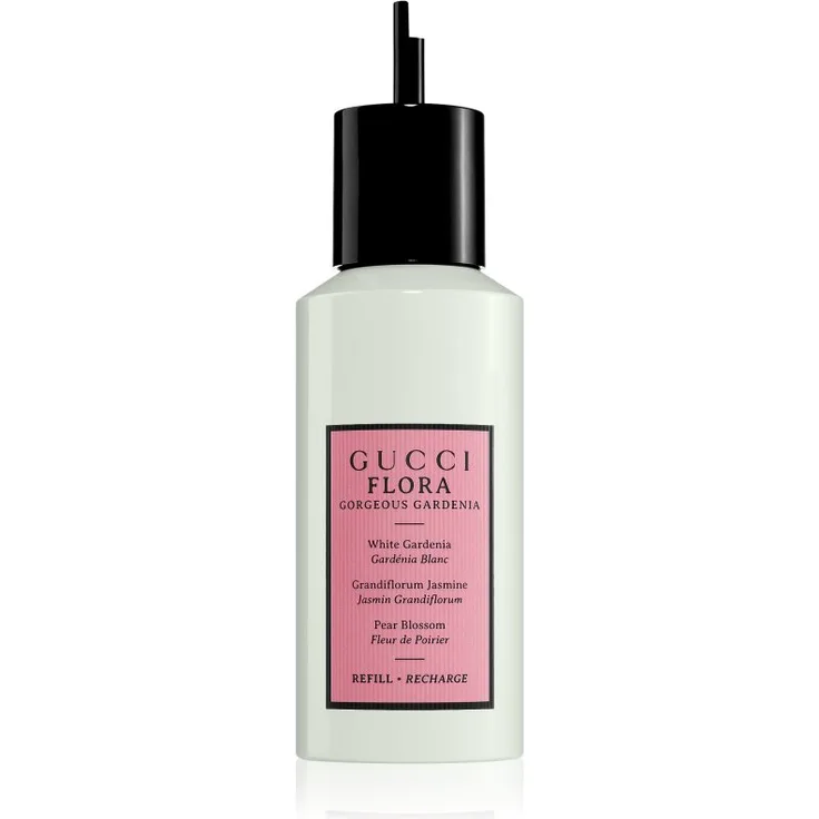 Gucci Flora Gorgeous Gardenia EDP für Damen, 150 ml Refill, fruchtig-blumiger Duft
