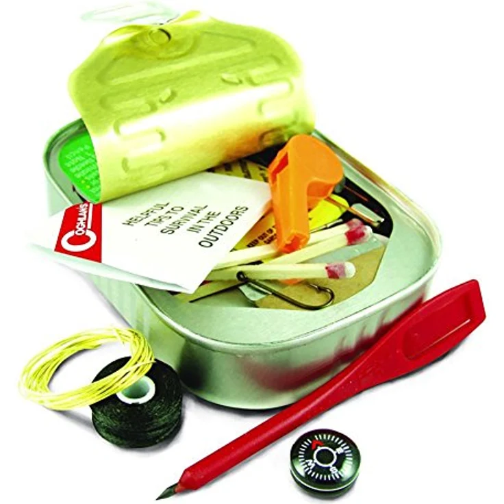 Coghlans Survival Kit,asserdichte Fischdose 33-teiliges Survival Kit – Bild 3