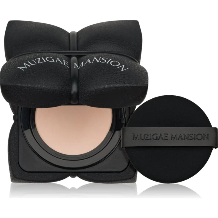 MUZIGAE MANSION Sleek Matt Cushion Foundation, langanhaltendes Make-up mit SPF 50+, Farbton N21, 15 g