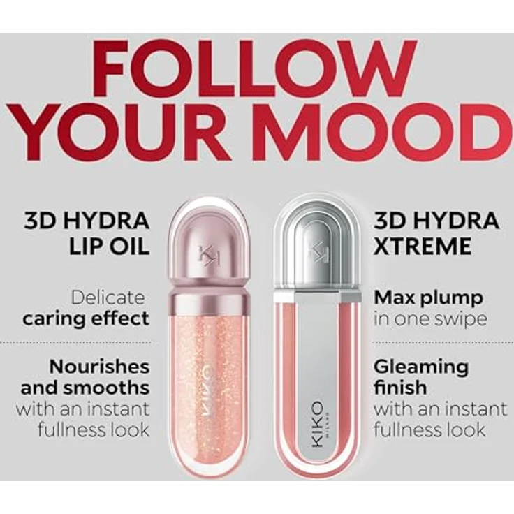 KIKO Milano 3D Hydra Xtreme Lipgloss, hydratisierendes Lipgloss für mehr Lippenvolumen, Farbton 04 Irish Coffee, 6 ml – Bild 10