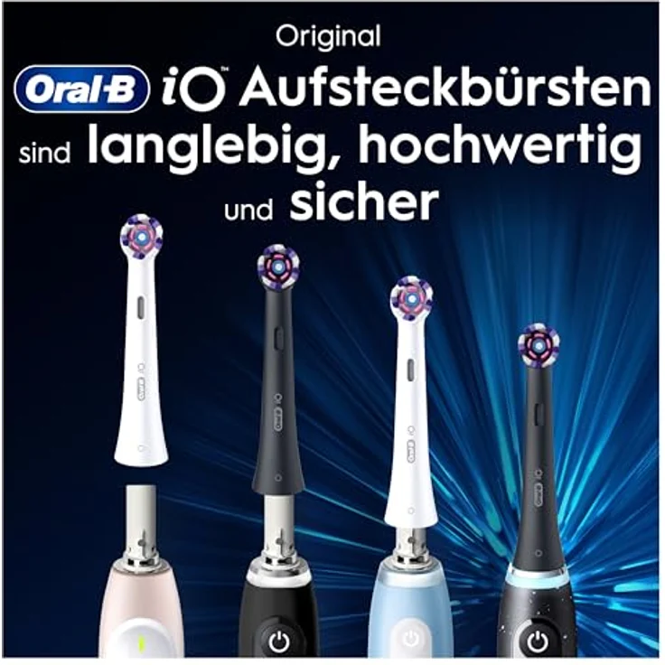 Braun Aufsteckbürste Mundpflege-Zubehör EB iO Radiant Strahlendes Weiss, 4er Pack – Bild 9