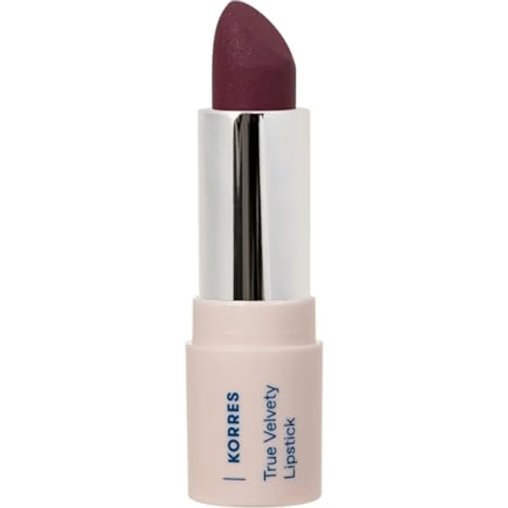 KORRES True Velvety Lipstick Deep Berry 29, Lippenstift mit intensiver beeriger Farbe, cremiger Textur, hoher Deckkraft & semi-mattem Finish, vegan, 3g – Bild 1