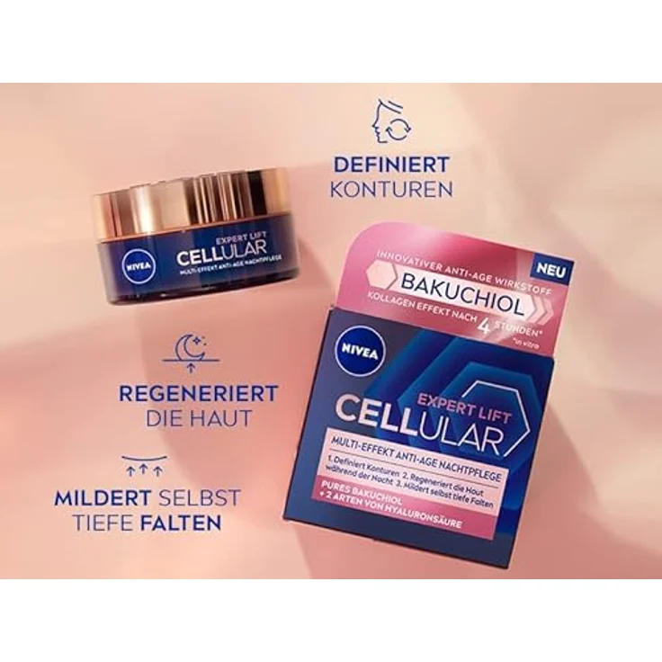 NIVEA Expert Lift Cellular Multi-Effekt Anti-Age Nachtcreme 50 ml – Bild 2