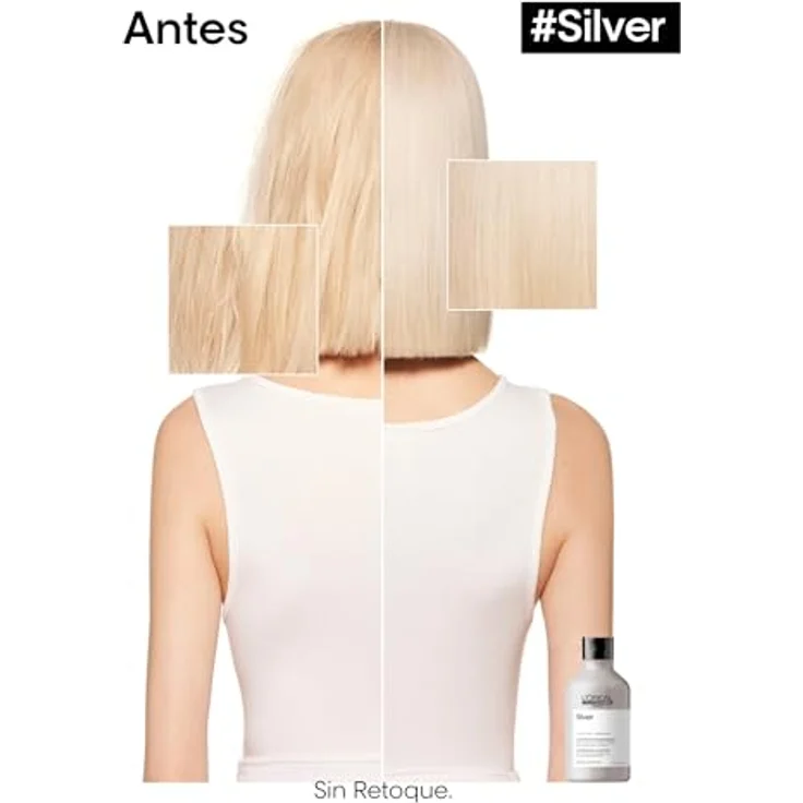L´Oréal Professionnel Série Expert Silver Shampoo Pflegeshampoo für graues Haar 300 ml – Bild 3