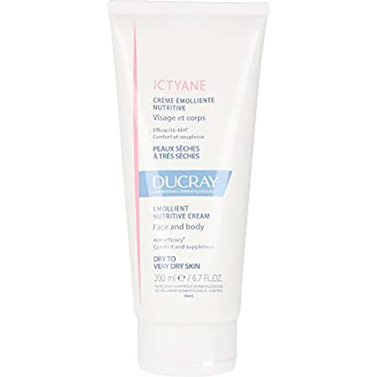 Ducray Creme Ictyane Creme Emoliente Nutritiva 200 ml Tagespflege, für Damen und Herren – Bild 2