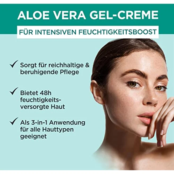 GARNIER SkinActive Hyaluron Aloe Serum Aloe Gesichtsgel 50 ml – Bild 2