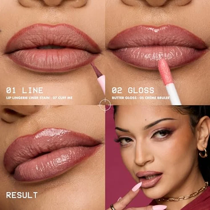 NYX Professional Makeup Lip Lingerie Fixierstift für Lippen, langanhaltend, Farbton 05 Lip Lock, 1 ml – Bild 7
