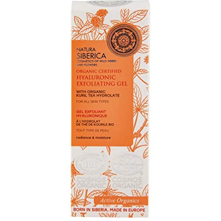 Natura Siberica Bio-zertifiziertes Hyaluron-Peeling-Gel, sanftes Gesichtspeeling mit Kuril Tee und Zirbenöl für alle Hauttypen, 75 ml – Bild 2