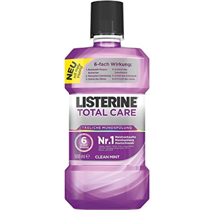 Listerine Total Care 500 ml Mundspülung frischer Atem, gegen Mundgeruch – Bild 3