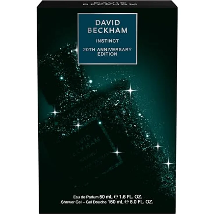 David Beckham Instinct 20th Anniversary Eau de Parfum & Shower Gel Gift Set, Herren-Duft mit lebhaftem Duft, 50ml & 150ml – Bild 3