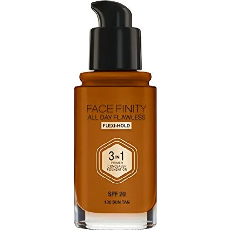 Max Factor Facefinity All Day Flawless 3 IN 1 foundation #100-suntan 30 ml – Bild 2