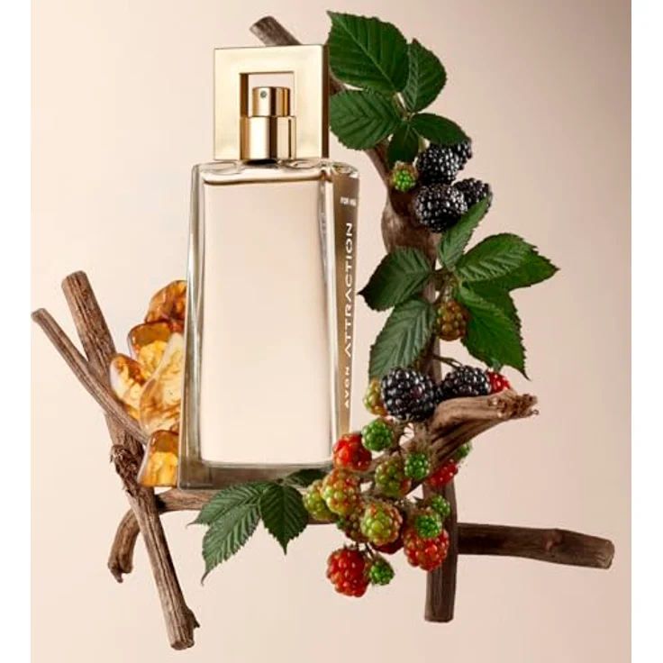 Avon Attraction Eau de Parfum, 50 ml, fruchtige und Moschus-Mischung, tierversuchsfrei – Bild 3
