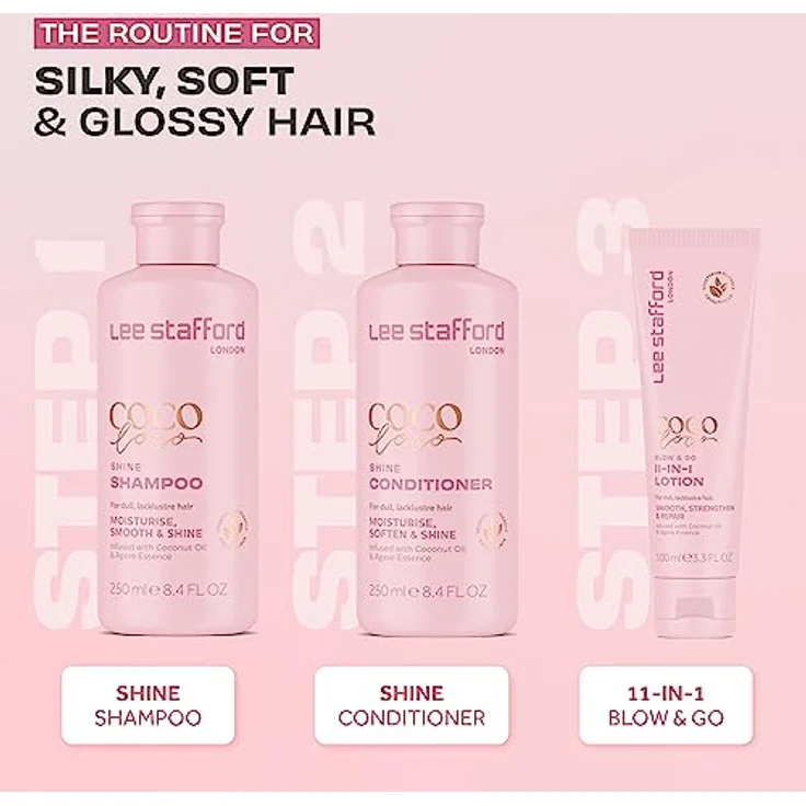 Lee Stafford Creme CoCo LoCo With Agave Blow & Go 11-in-1 Lotion 100 ml – Bild 4
