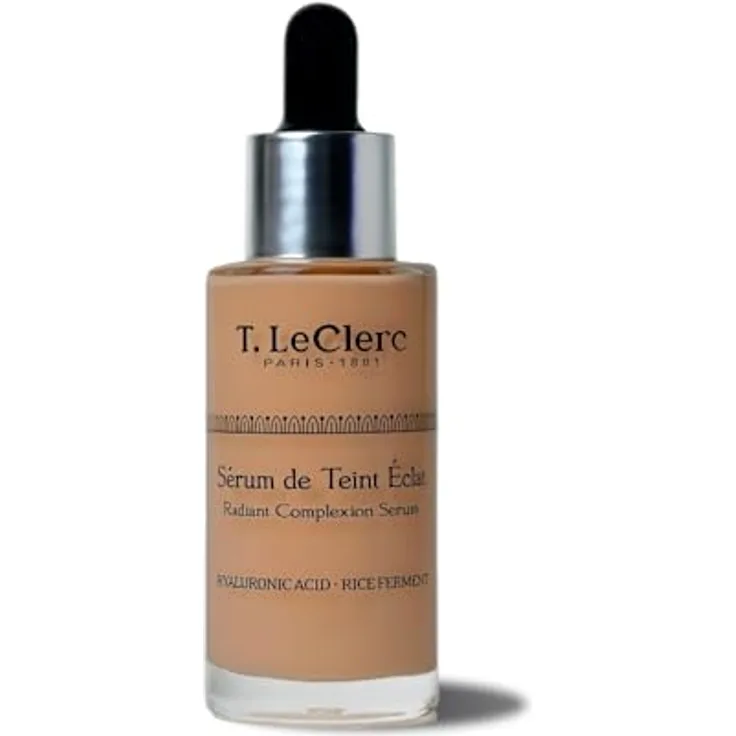T.LeClerc Anti-aging Radiant Complexion Serum, Flüssige Foundation mit leichter Deckkraft für strahlenden Teint, 30 ml