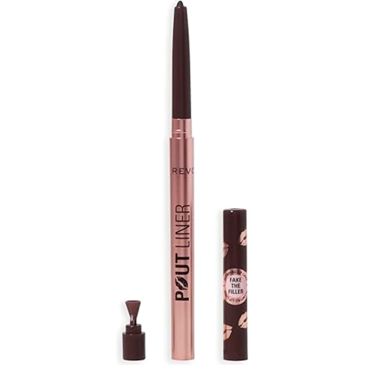 Revolution Pout Bomb Plumping Lip Liner, aufpolsternder Lipliner in Jelly Berry Mauve, 0,2 g – Bild 1