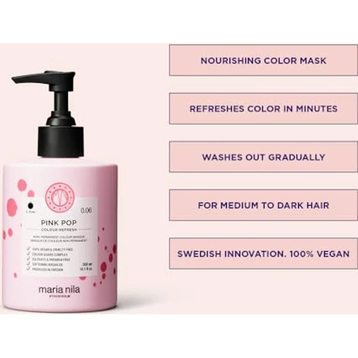 Maria Nila Colour Refresh Pink Pop 0.06 300 ml – Bild 2