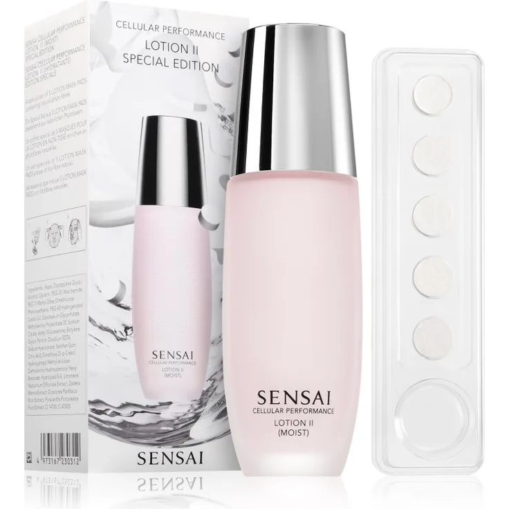 Sensai Cellular Performance Lotion II Special Edition, feuchtigkeitsspendendes Gesichtswasser für normale und trockene Haut, 125 ml mit beruhigender Wirkung