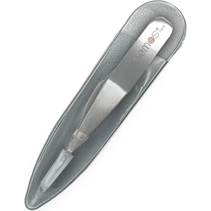 REMOS Mini Splitterpinzette, rostfreier Edelstahl mit feiner Spitze, 6 cm - ideal für präzise Splitterentfernung und Modellbau – Bild 2
