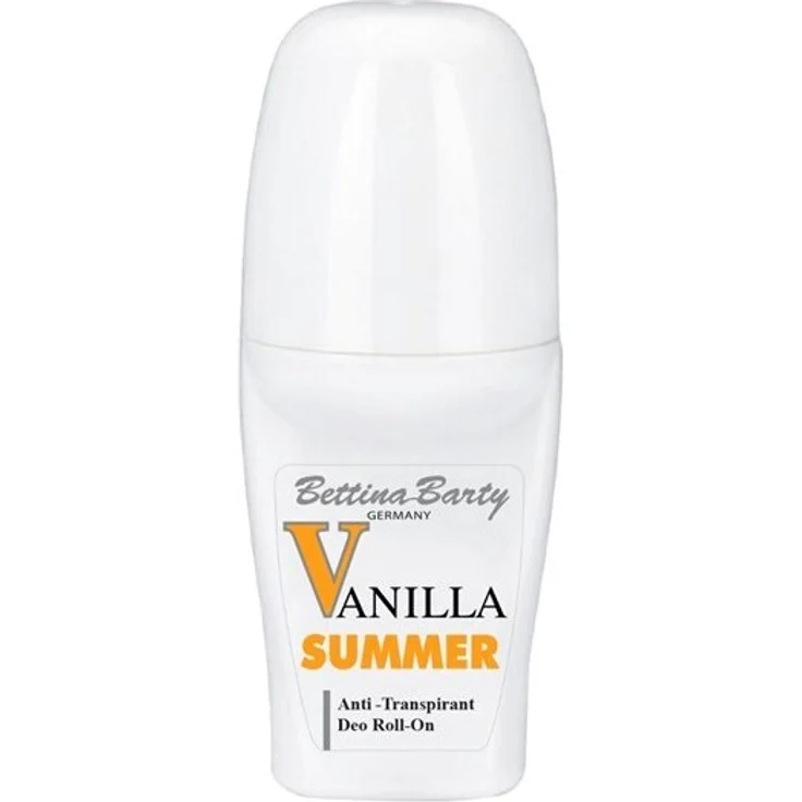 Bettina Barty Summer Vanilla Antitranspirant Deo Roll-On, 50 ml, langanhaltender Schutz mit angenehmem Vanilleduft
