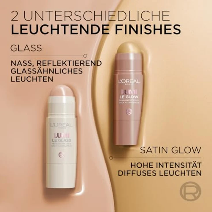L’Oréal Paris Lumi Stick Glow, cremiger Highlighter in der Farbe 630 Cream Chic, 6.5 g – Bild 6