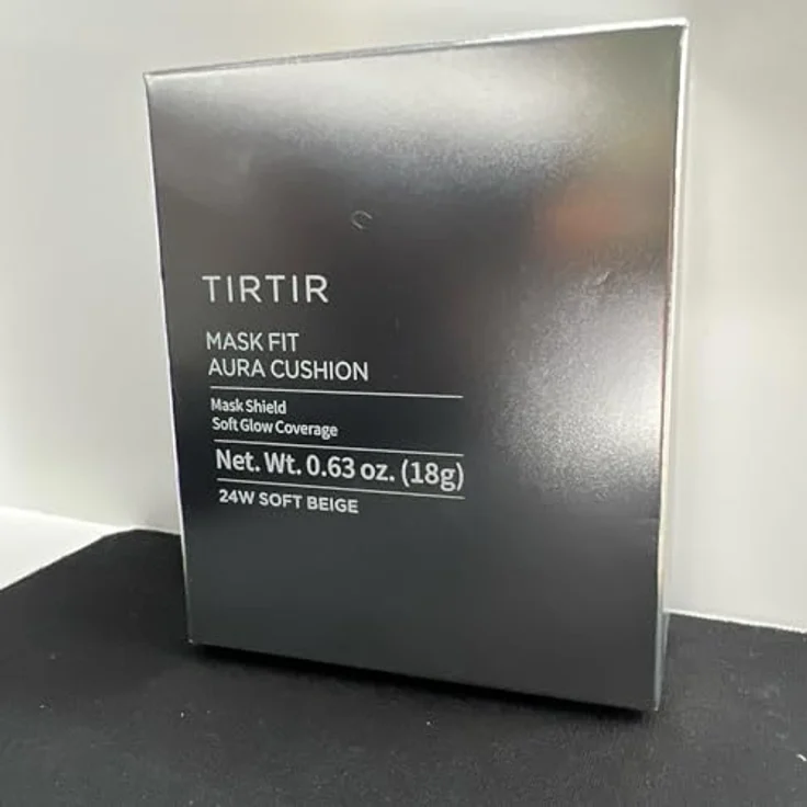 TIRTIR Mask Fit Aura Cushion, feuchtigkeitsspendendes Make-up im Schwamm zur Verjüngung der Gesichtshaut, Farbton 24W Soft Beige, 18 g – Bild 7