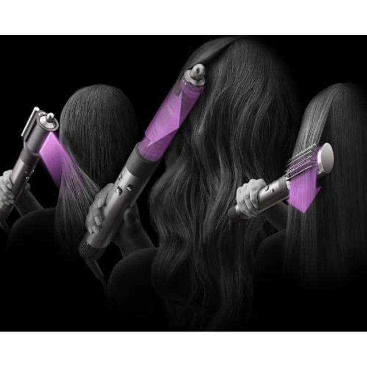 Dyson Airwrap i.d.™ Multi-Haarstyler und -trockner mit Bluetooth®, Locken- und Volumenaufsätzen, schwarz – Bild 9