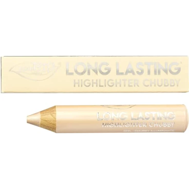 puroBIO Cosmetics Long Lasting Chubby Highlighter im Stift, 3,3 g, veganer Highlighter mit intensiver Pigmentierung für strahlendes Finish – Bild 2
