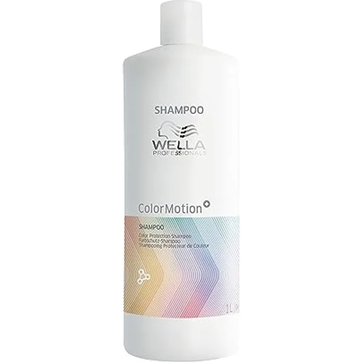 Wella Professionals ColorMotion+ Farbschutz Shampoo – Tiefenreinigungsshampoo mit WellaPlex Strukturfestiger – 1 l