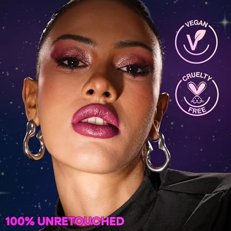 Wet n Wild Mega Glitter Matter, Flüssig-Lippenstift mit Glitzerteilchen, Farbton Pink Future, 2.8 ml, mattes Finish, hochpigmentiert, vegan – Bild 9