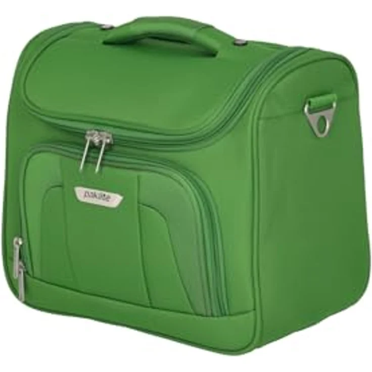 Travelite paklite Handgepäck Kulturtasche Orlando, Beautycase mit Aufsteckfunktion, 19 Liter, grün, 0,9 kg – Bild 1