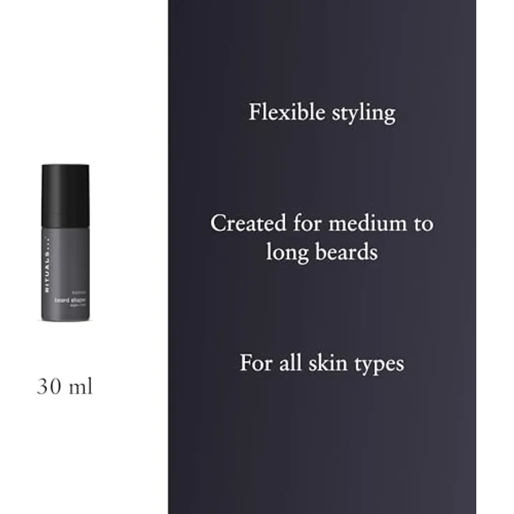 RITUALS Beard Shaper Homme Collection, Bartformer mit Arganöl & Basilikum, 30 ml für feuchtes und trockenes Barthaar – Bild 3