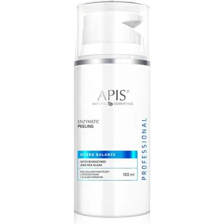 Apis Natural Cosmetics Hydro Balance Professional Enzym-Peeling für empfindliche trockene Haut, 100 ml, tiefenwirksam und hautschonend
