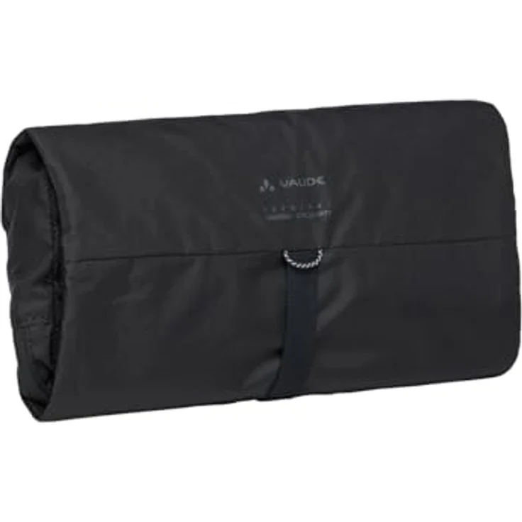 Vaude WashBag M, Kulturbeutel schwarz aus 100% Polyester, 34 cm x 5 cm x 19 cm – Bild 2