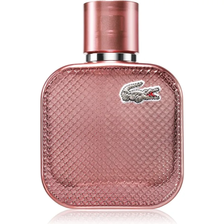 Lacoste L.12.12 Silver Rose, Eau de Parfum für Damen, 50 ml, blumiger Zitrusduft mit Moschusnoten