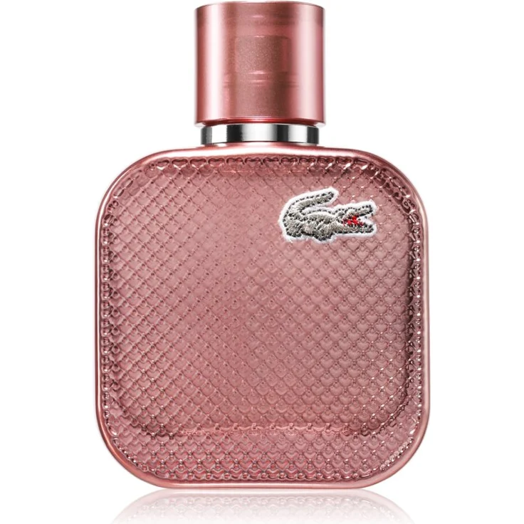 Lacoste L.12.12 Silver Rose, Eau de Parfum für Damen, 50 ml, blumiger Zitrusduft mit Moschusnoten