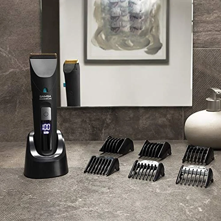 Cecotec Bamba PrecisionCare Wet&Dry Haarschneider mit Akku 120 Minuten Betriebszeit mit Aufsätzen und Ständer – Bild 7