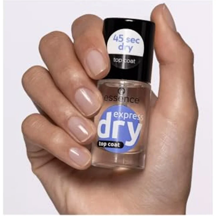 Essence Nagellack Express Dry Top Coat, farbloser Schnell-trocknender Decklack, 8 ml – Bild 4