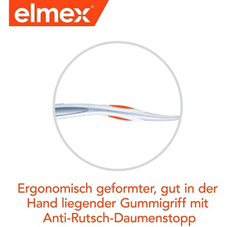 Elmex INTENSIVREINIGUNG Zahnbürste mittel, 1 Stück, Intensive Reinigung mit innovativen Rundum-Borsten – Bild 4