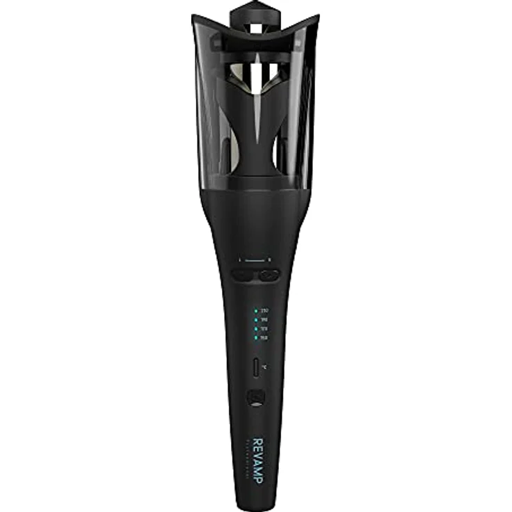 Revamp Progloss Hollywood Wave - Automatischer Lockenstab für Wellen und Locken mit fortgeschrittenem Schutz & Glanz, 5 Temperatureinstellungen, Abschaltautomatik und 3m Salonkabel – Bild 2
