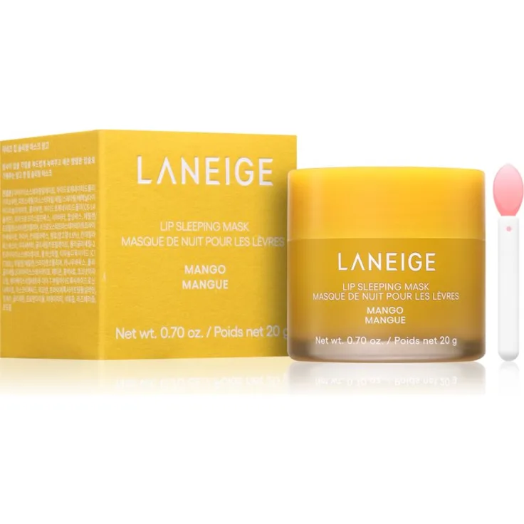 LANEIGE Lip Sleeping Mask, regenerierende Nachtcreme für Lippen, färbton Mango, 20 g