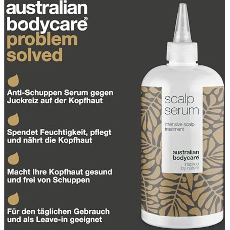 Kopfhautpflege Serum mit Teebaumöl 500 ml by Australian Bodycare - Leave-In Kopfhautpflege bei trockener, juckender Kopfhaut, - Kopfhaut Serum bri Schuppenflechte, Ekzeme, Neurodermitis, Psoriasis – Bild 3