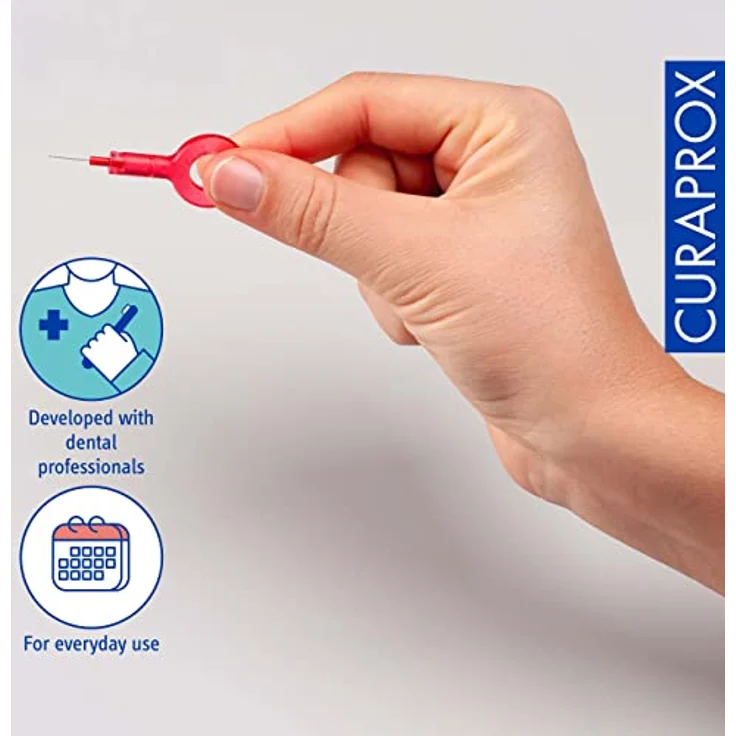 Curaprox Curaprox Cps 07 Interdental-Starter-Kit, rot, 19 g, für saubere & gesunde Zähne – Bild 6