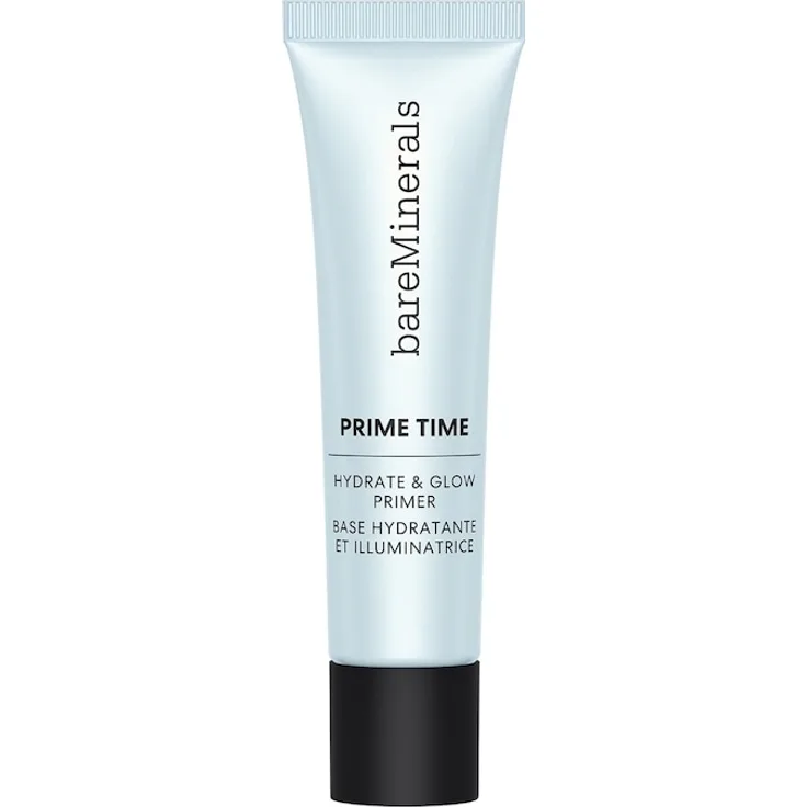 bareMinerals Prime Time Hydrate & Glow Primer, ultraleichtes Serum mit intensiver Feuchtigkeitsversorgung und mineralischen Pigmenten, 30 ml BLANC