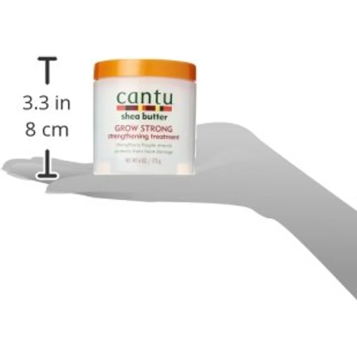 Cantu grow Strong Stärkende Hitzenschutz Haarkur Mit Sheabutter 2 x 173 g – Bild 7