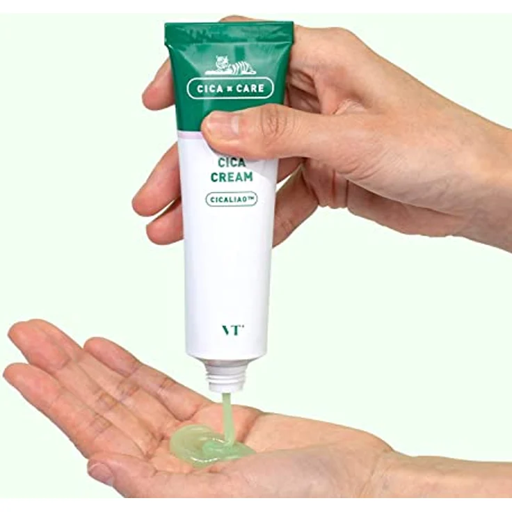 VT COSMETICS Vt Cica Care Reparierende Feuchtigkeitscreme, 50 ml, Gelartige Textur mit Cicaliao und Propolis für alle Hauttypen – Bild 2