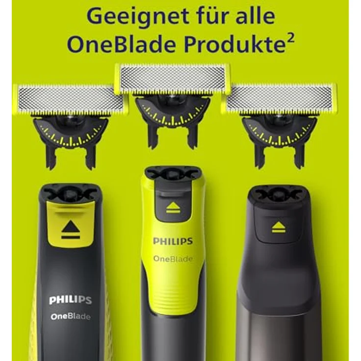 Philips OneBlade QP624/50, Ersatzklinge für Elektrorasierer mit langlebiger Schneidetechnologie – Bild 5